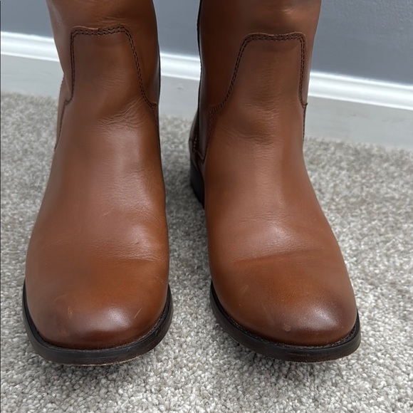 Frye Riding Boots Women’s size 6.5 Marissa Tall Cognac Leather - Picture 4 of 10
